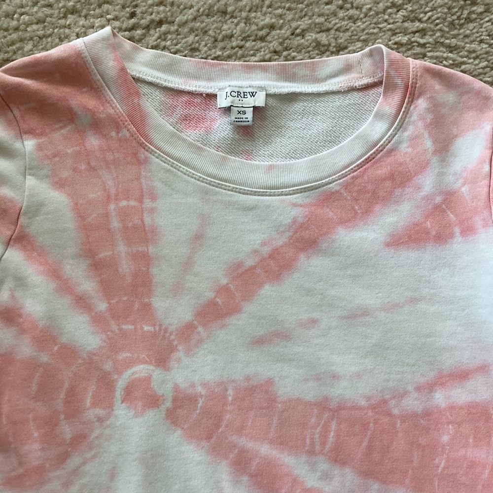 J Crew Tie Dye Sweatshirt - Picture 3 of 6